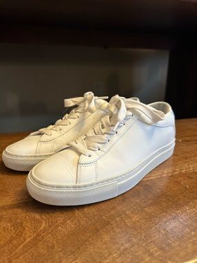 Koio Capri Womens 36 (US 5.5/6) Leather Low Top Sneaker White Casual